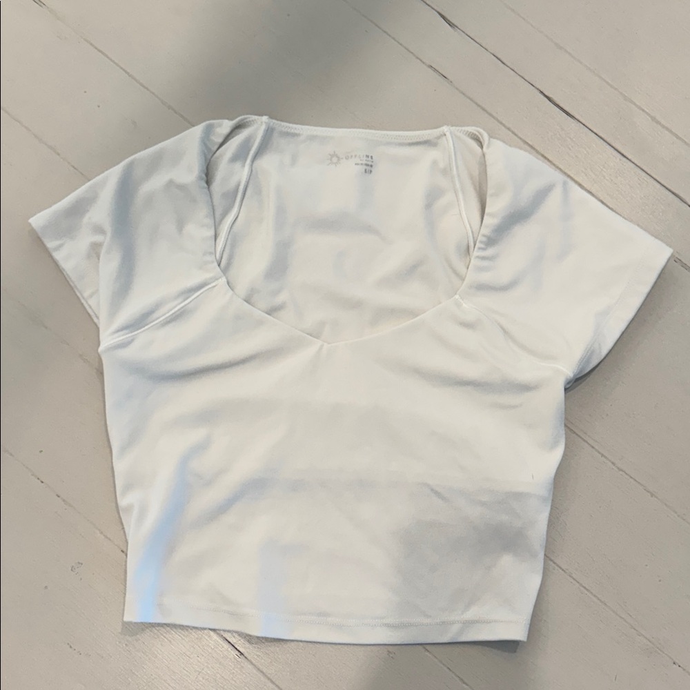 Chic White Women's Crop Top